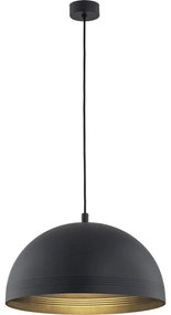 Argon 8242 - Lampadario a sospensione con filo BONITA 1xE27/15W/230V nero