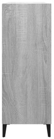 Credenza grigio sonoma 69,5x32,5x90 cm in legno multistrato