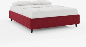 ERON letto sommier imbottito con vano contenitore in tessuto impermeabile certificato Oeko-Tex