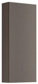 Pensile bagno Opera laccato opaco carbone, 1 anta apertura da sinistra P 17 x L 30 x H 80 cm