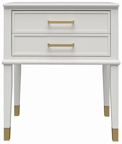 Comodino bianco Westerleigh – CosmoLiving by Cosmopolitan