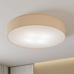 TK Lighting Plafoniera Rondo, beige Ø 80 cm