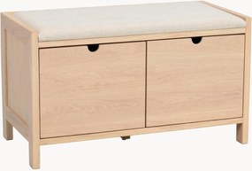 Panca imbottita in legno con contenitore Hillmond