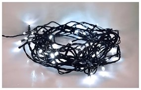 Solight1V101-W-Catena LED natalizia da esterno 100xLED/8 funzioni IP44 13m bianco freddo