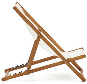 Kave Home - Amaca pieghevole da esterno Adredna in legno massello di acacia beige FSC 100%
