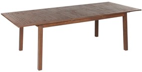 Tavolo da giardino legno scuro 180/240 x 100 cm CESANA Beliani