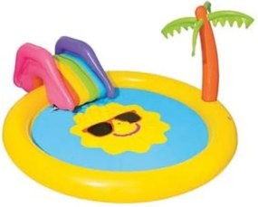 PISCINA CON GIOCHI GONFIABILE SUNNYLAND +2 ANNI cm.237x201x104 peso Kg.4,100 (art.53071) BESTWAY