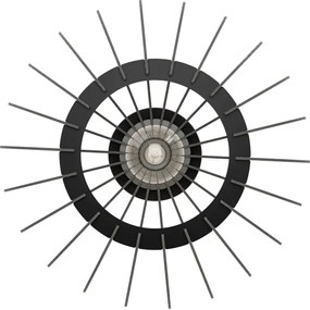 Eglo 900999 - Plafoniera COSSANO 1xE27/40W/230V diametro 38 cm nero