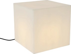 Lampada da esterno intelligente bianca quadrata 38 cm incl. LED A60 IP44 - Nura