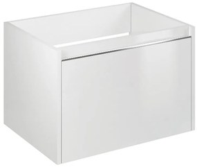 Mobile da bagno sospeso sotto lavabo L 60 x H 40 x P 45.5 cm bianco opaco, 1 cassetto Cielo