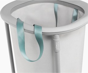 Cesta per il bucato grigio chiaro in tessuto 50 l Duo – Joseph Joseph