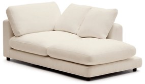 Kave Home - Chaise longue Gala destra beige 193 x 105 cm