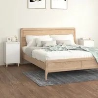 Comodini 2 pz Bianchi 40x35x70 cm in Legno Multistrato 819629