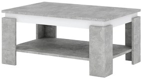 Tavolino da salotto LUNO grigio cemento/antracite