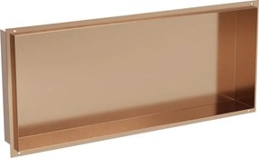 Mexen X-Wall-NR mensola a incasso senza flangia 75 x 30 cm, rame spazzolato - 19C1753010