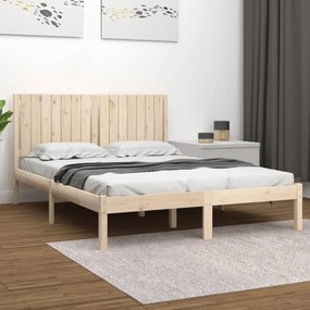 Giroletto Senza Materasso 160x200 Cm İn Legno Massello Di Pino /