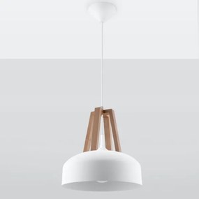 Sollux SL.0388 - Lampadario a sospensione con filo CASCO 1xE27/60W/230V diametro 30 cm