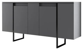 Credenza antracite 160x35 cm Luxe - Kalune Design