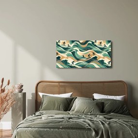 Quadro su tela – Sport sulle onde dell’oceano
