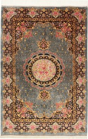 Ghom Tappeto 150x100 (Iran) Annodato A Mano