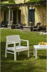 Salotto da giardino per 4 persone bianco Kilimanjaro