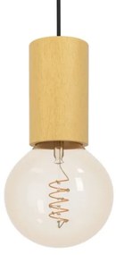 Eglo 900801 - Lampadario a sospensione con filo POZUETA 1xE27/40W/230V marrone