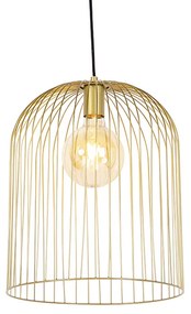 Lampada a sospensione di design oro - Wire Knock