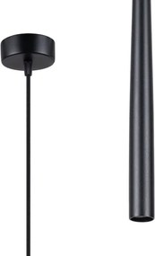 Sollux SL.1462 - Lampadario a sospensione con filo BLISS 1xG9/8W/230V nero