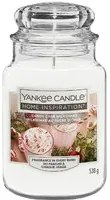 Candy Cane Milk, candela in giara grande Yankee Candle