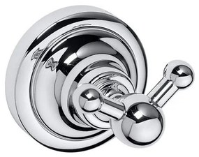 Gancio doppio 6,5x6,5 cm argento