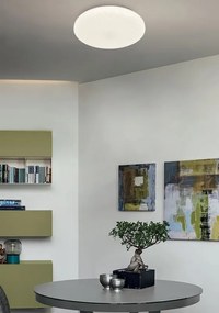 Plafoniera LED Giulia Ø 48 cm bianco IP20 cct da bianco caldo a bianco freddo con regolazione di temperatura, 4480 lumen NOVECENTO