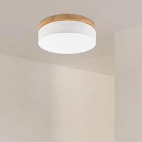 Brilagi - Plafoniera LED BELLADONNA LED/36W/230V Ø 40 cm bianco/rovere