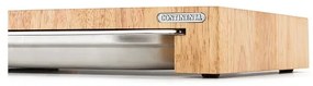 Continenta C4026 - Tagliere da cucina con vasca 39 x 27 cm gomma fig