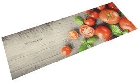 Tappeto Da Cucina Lavabile Pomodori 45x150 Cm İn Velluto /