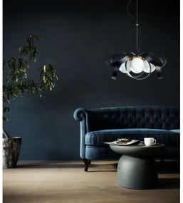 Zuma Line 1139 - Lampadario a sospensione con filo NELA FLAT 4xE14/40W/230V nero