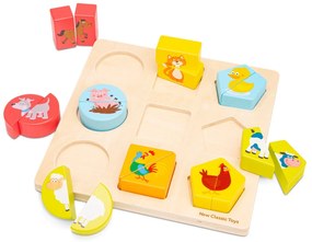 Puzzle in legno - Forme e animali