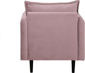 Poltrona lavanda con rivestimento in velluto Juli – Ropez