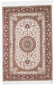 Ghom Tappeto 80 x 120 Rosso (Iran) Annodato A Mano