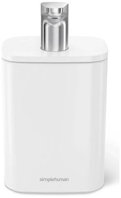 Dispenser di sapone in acciaio bianco 473 ml Pulse - simplehuman