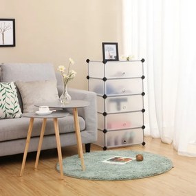 Scaffale modulare con cassetti BOXIFY, bianco