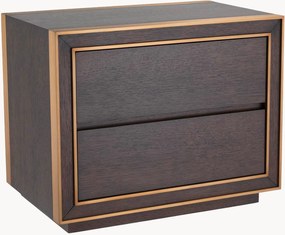 Comodino in legno con cassetti Camelot