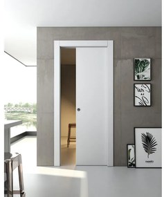 Porta scorrevole Pisa bianco L 70 x H 210 cm reversibile