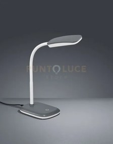 Boa lampada da studio led flessibile touch dimmer colore titanio h....