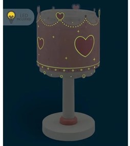 Dalber 61101N - Lampada LED per bambini LITTLE QUEEN 1xG4/4W/230V rosa