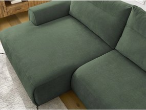 Divano angolare in verde scuro Aden – Bobochic Paris