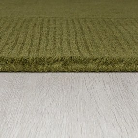 Tappeto in lana verde 160x230 cm - Flair Rugs