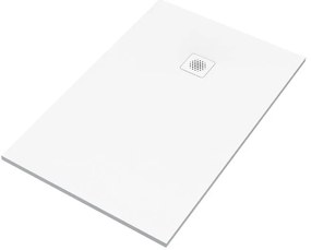 Piatto doccia SENSEA in composito minerale di resina gelificata Remix V3 bianco L 90 x L 140 x H 2.8 cm opaco