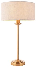 Endon 110728 - Lampada da tavolo HIGHCLERE 1xE14/7W/230V beige/ottone