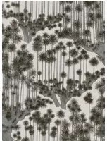 Cole & Son Tapete Japanese Woods - Charcoal