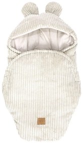 Copertina per neonati beige in velluto a coste 45x80 cm – Meowbaby